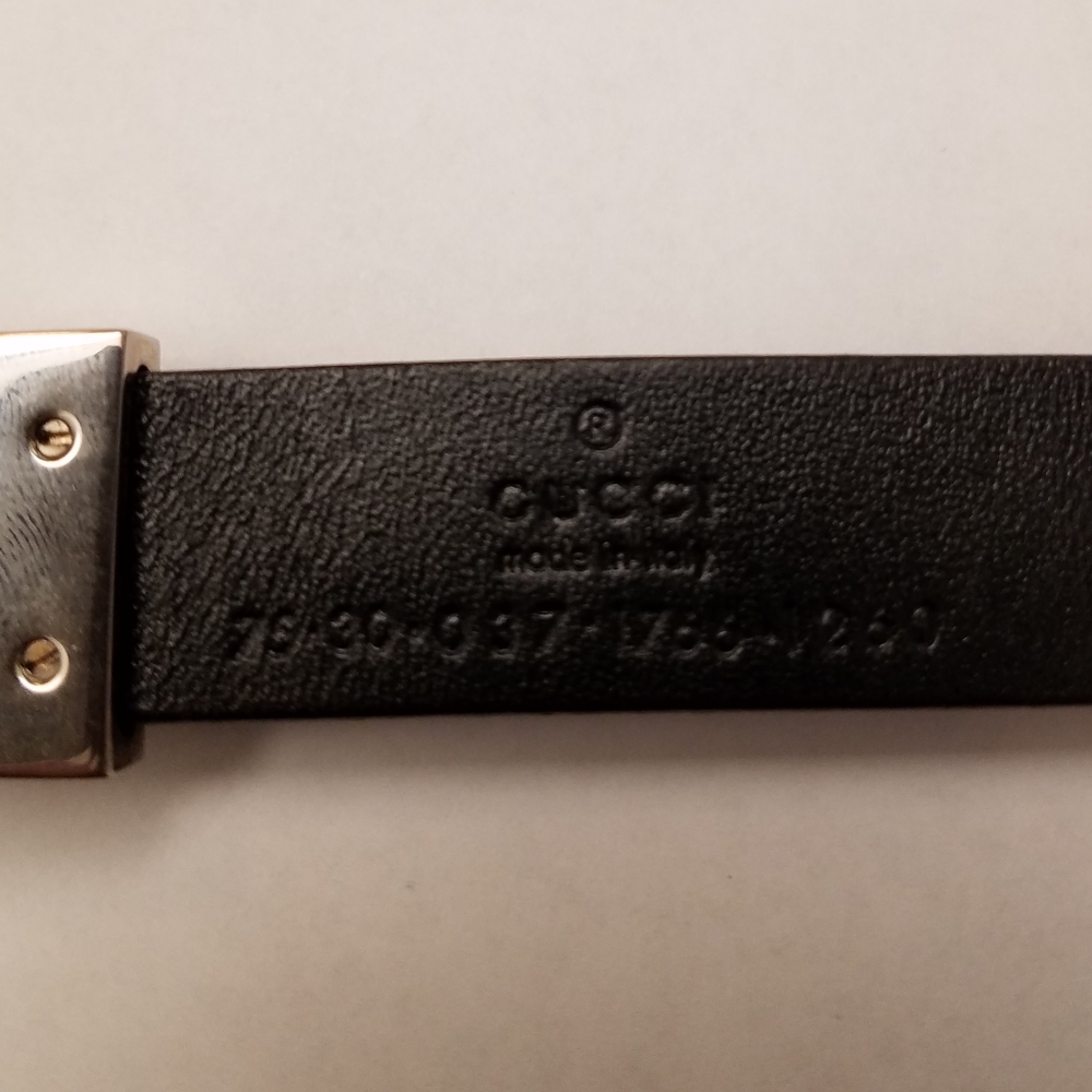 GUCCI Vintage Leather Belt - Picture 9 of 9